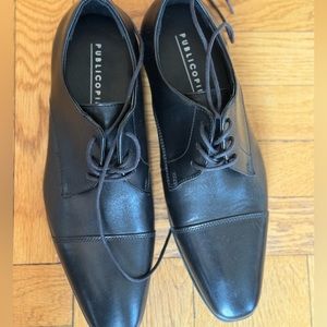 Public Opinion -  Jackson Cap Toe Derby Black Leather 10 M